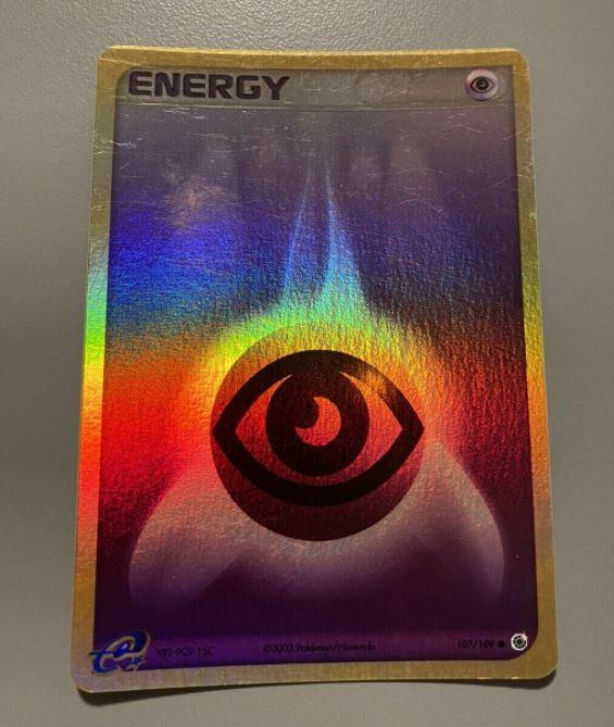 Psychic Energy #107 — EX Ruby & Sapphire (Reverse Holo)